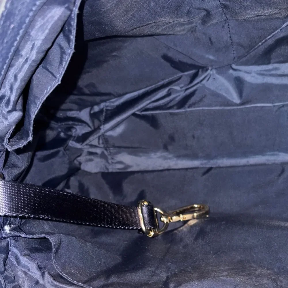 Tory Burch Crossbody Thea Nylon & Leather Weekender Diaper Baby Messenger Bag - Picture 13 of 16